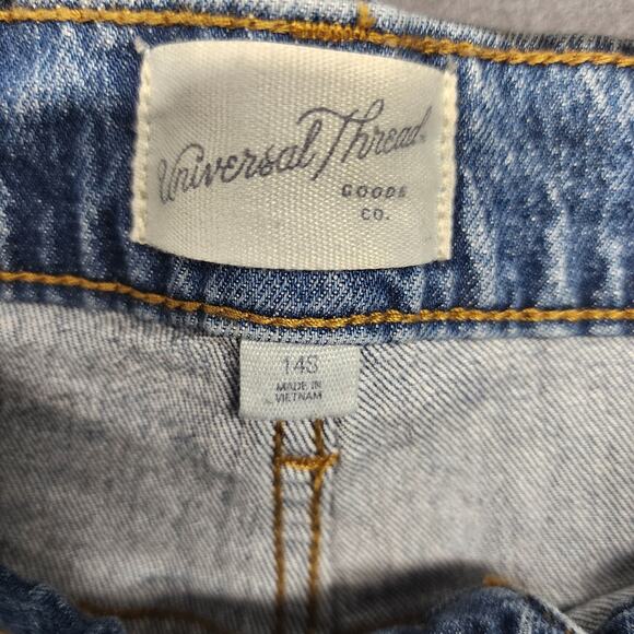 Universal Thread Jeans Womens 14 Short Blue Vintage Straight Denim Stretch NEW - Picture 3 of 16